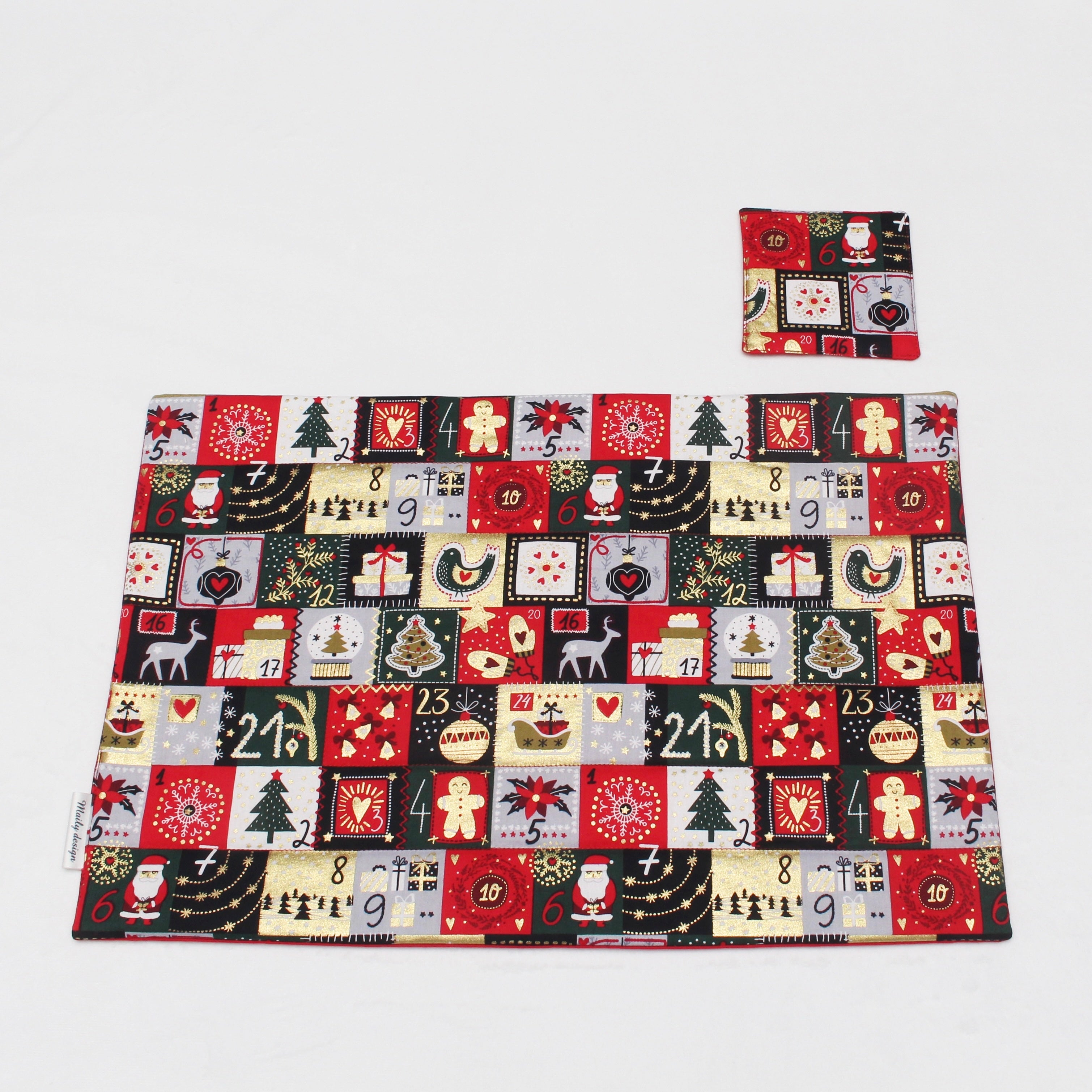 4 Sets de table + Dessous de verre