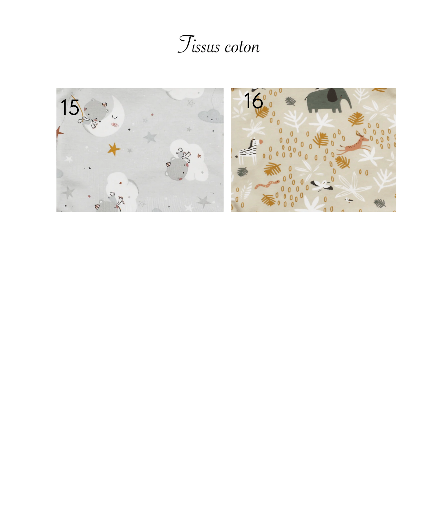 Attache sucette personnalisé en tissu, motifs au choix