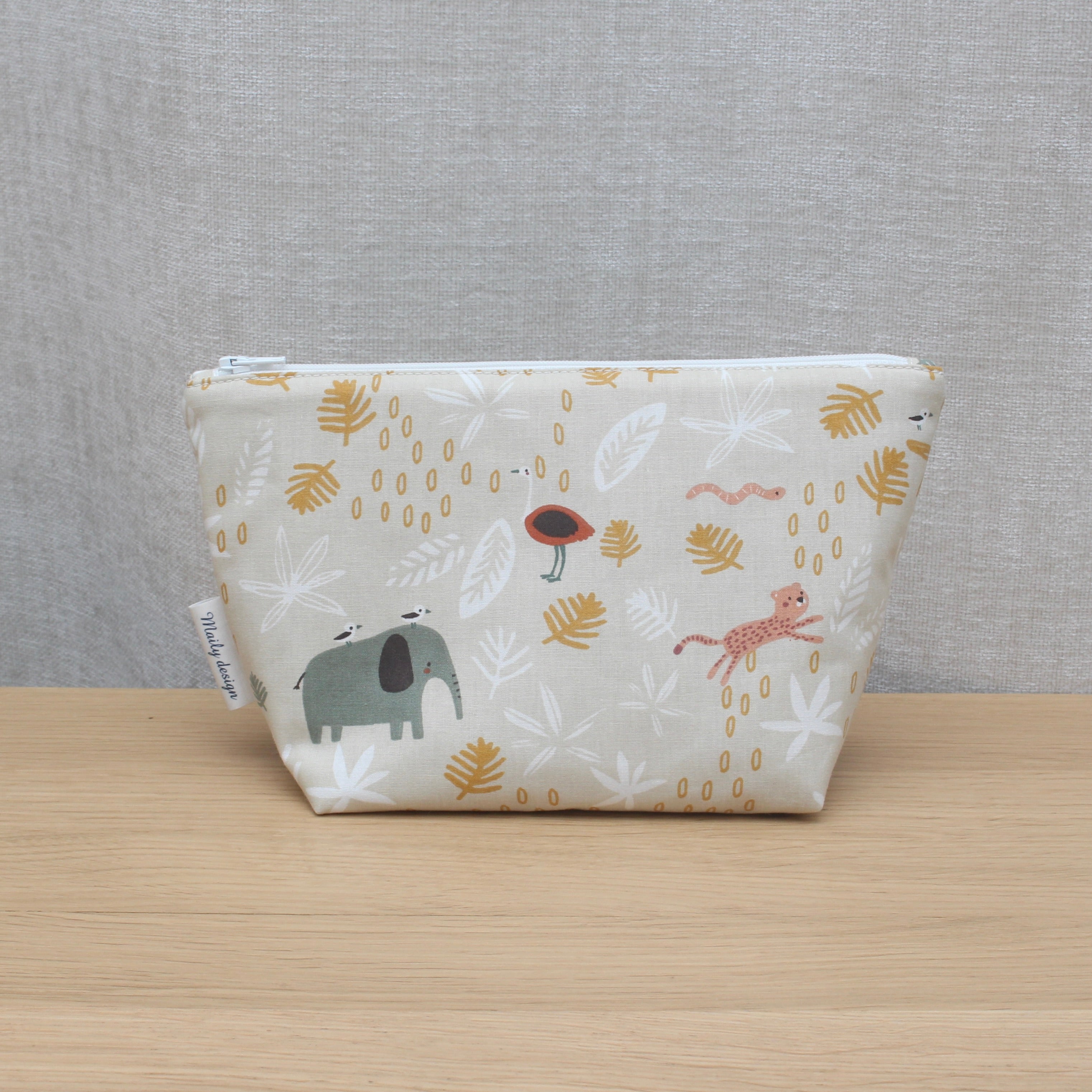 Trousse de rangement personnalisable – Thème Animaux rigolos