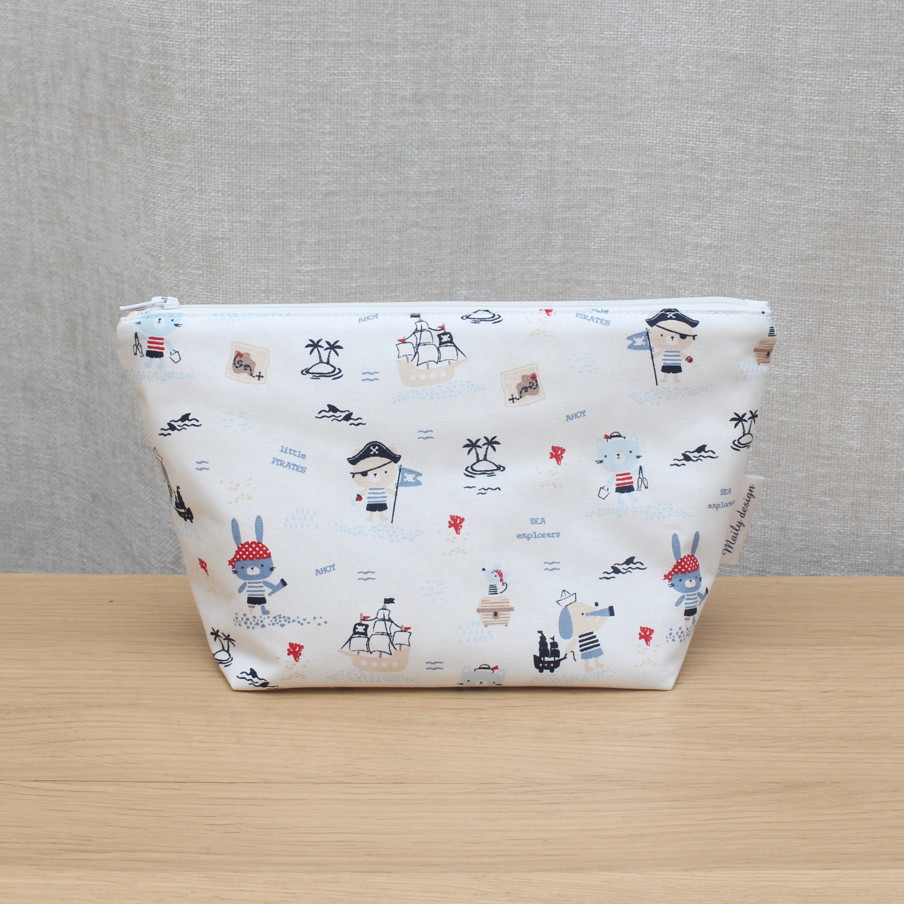 Trousse de rangement personnalisable – Thème Petit monde marin