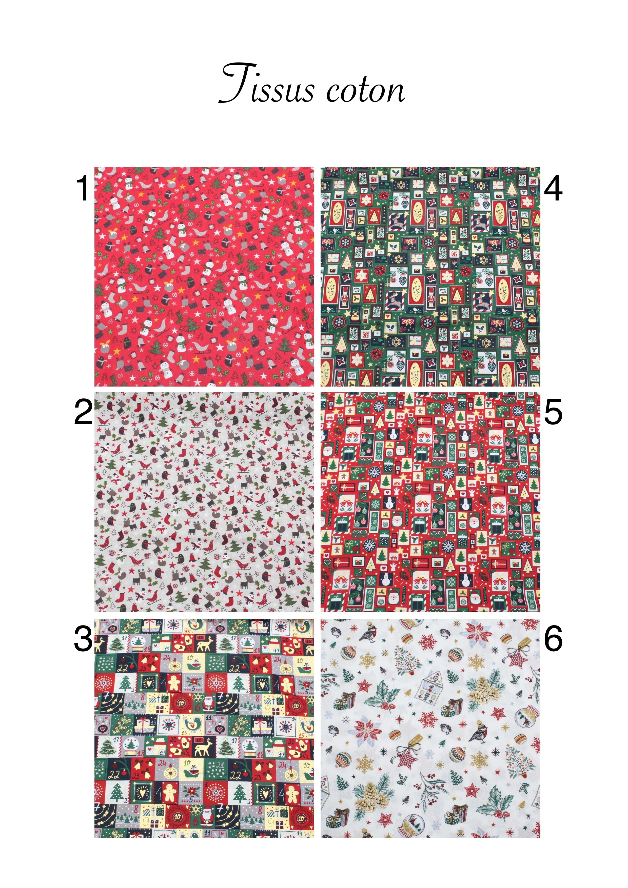 Housse de coussin " Noël"