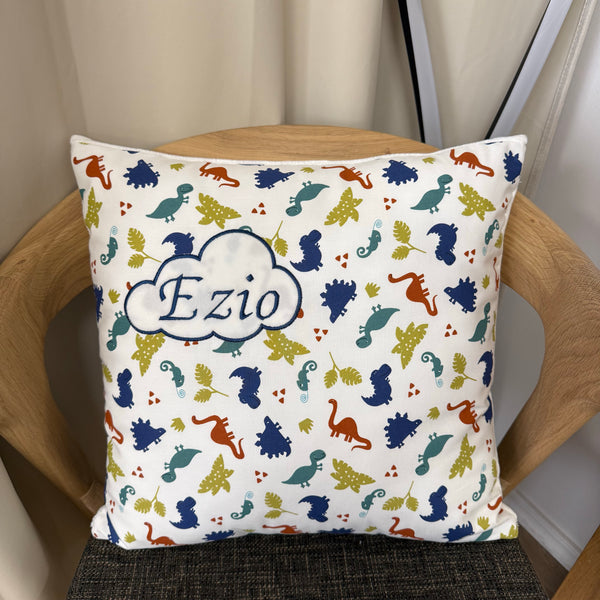 COUSSIN DECO CHAMBRE D'ENFANT PERSONNALISE AVEC BRODERIE PRENOM