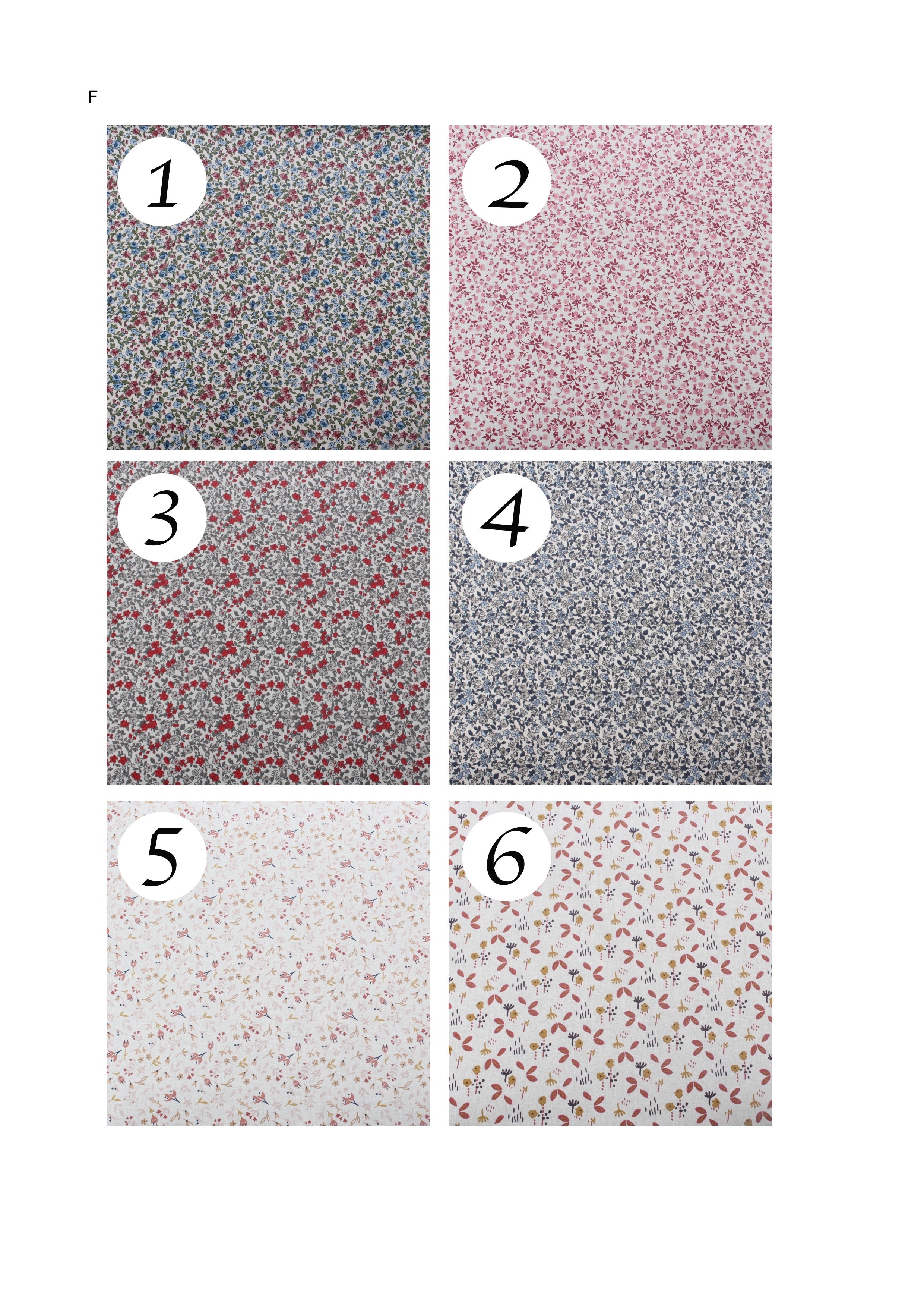Lot de 5 cotons lavables pour bébé – Thème Jolies fleurs