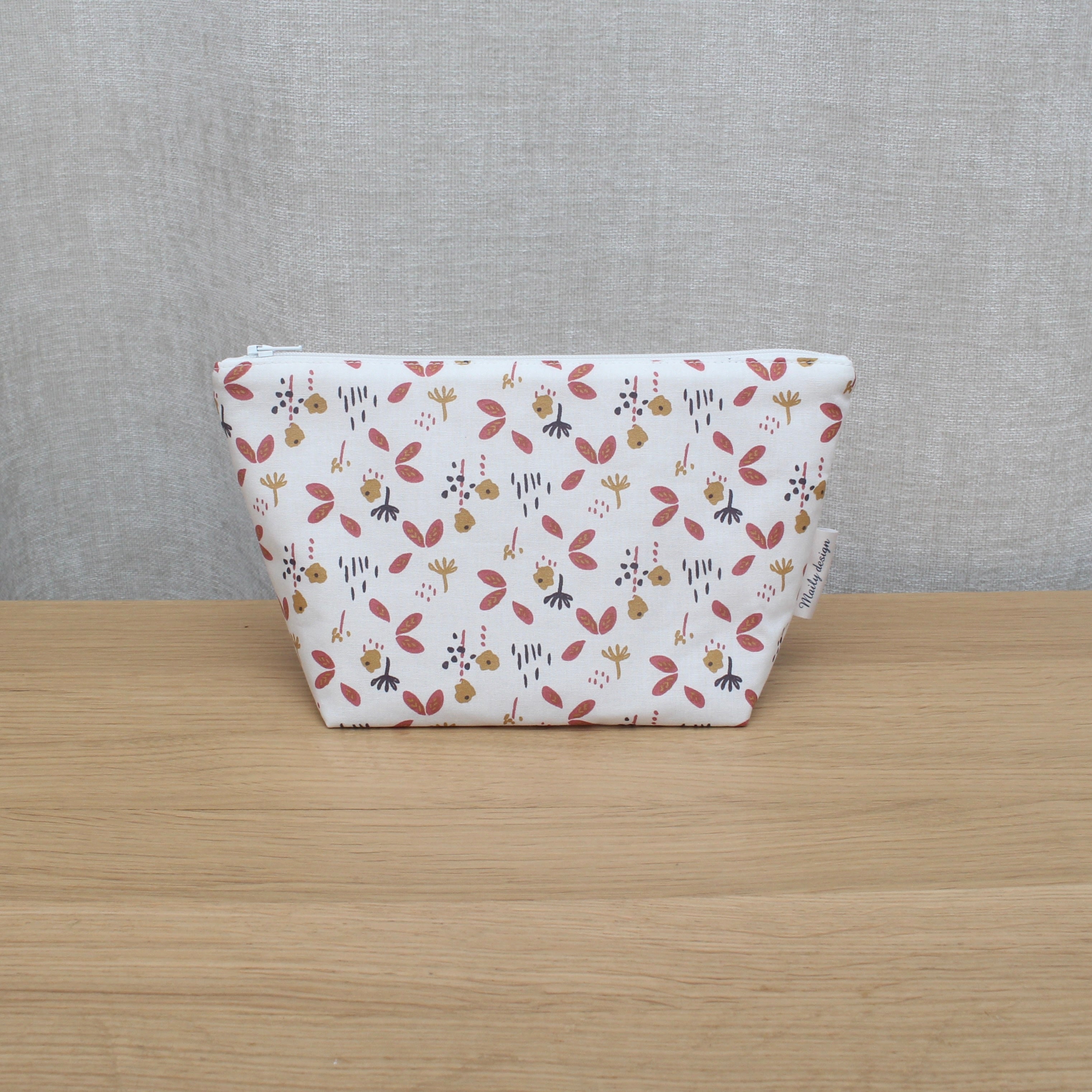 Trousse de rangement personnalisable – Thème Jolies fleurs