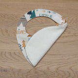 Bavoir taille naissance, motif au choix, fait main