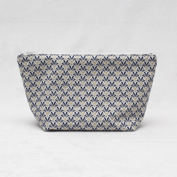 Trousse de rangement "Eventail bleu"