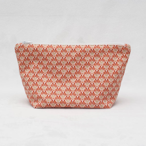 Trousse de rangement "Eventail orange"