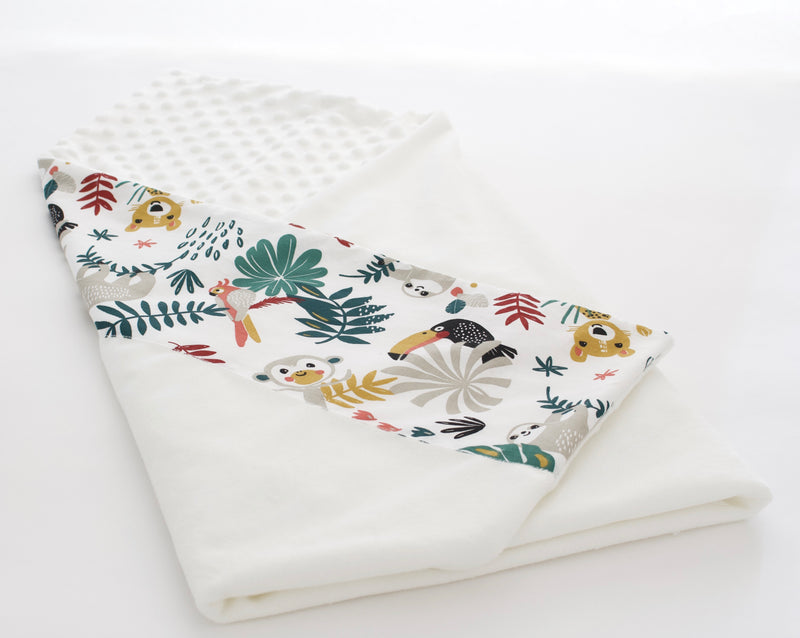 Pack naissance  "Tropical, fond blanc"