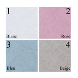 Sortie de bain naissance "Tropical, fond blanc"