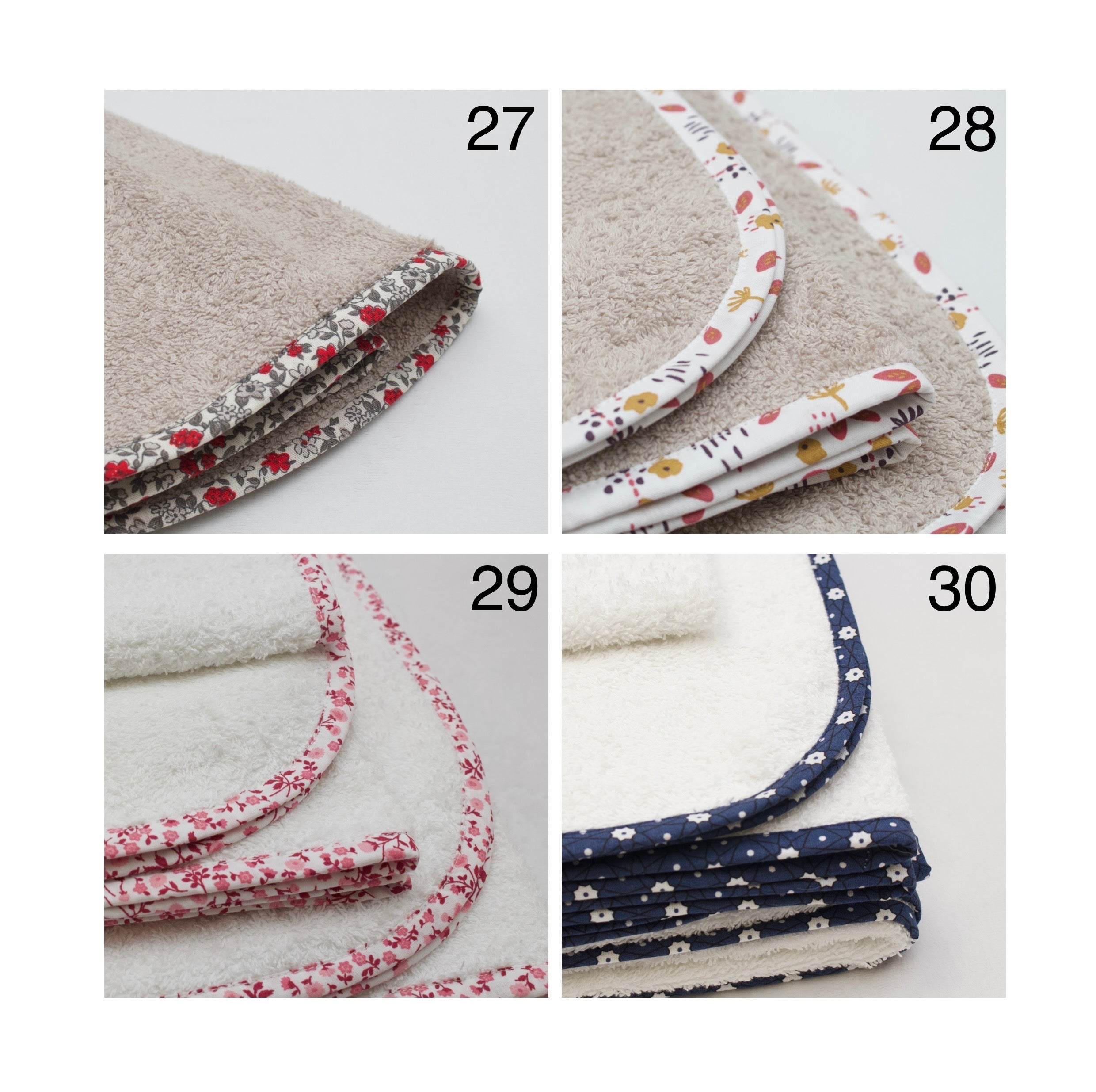 Serviette grand forma 95x140cm "Personnalisée" avec une broderie.